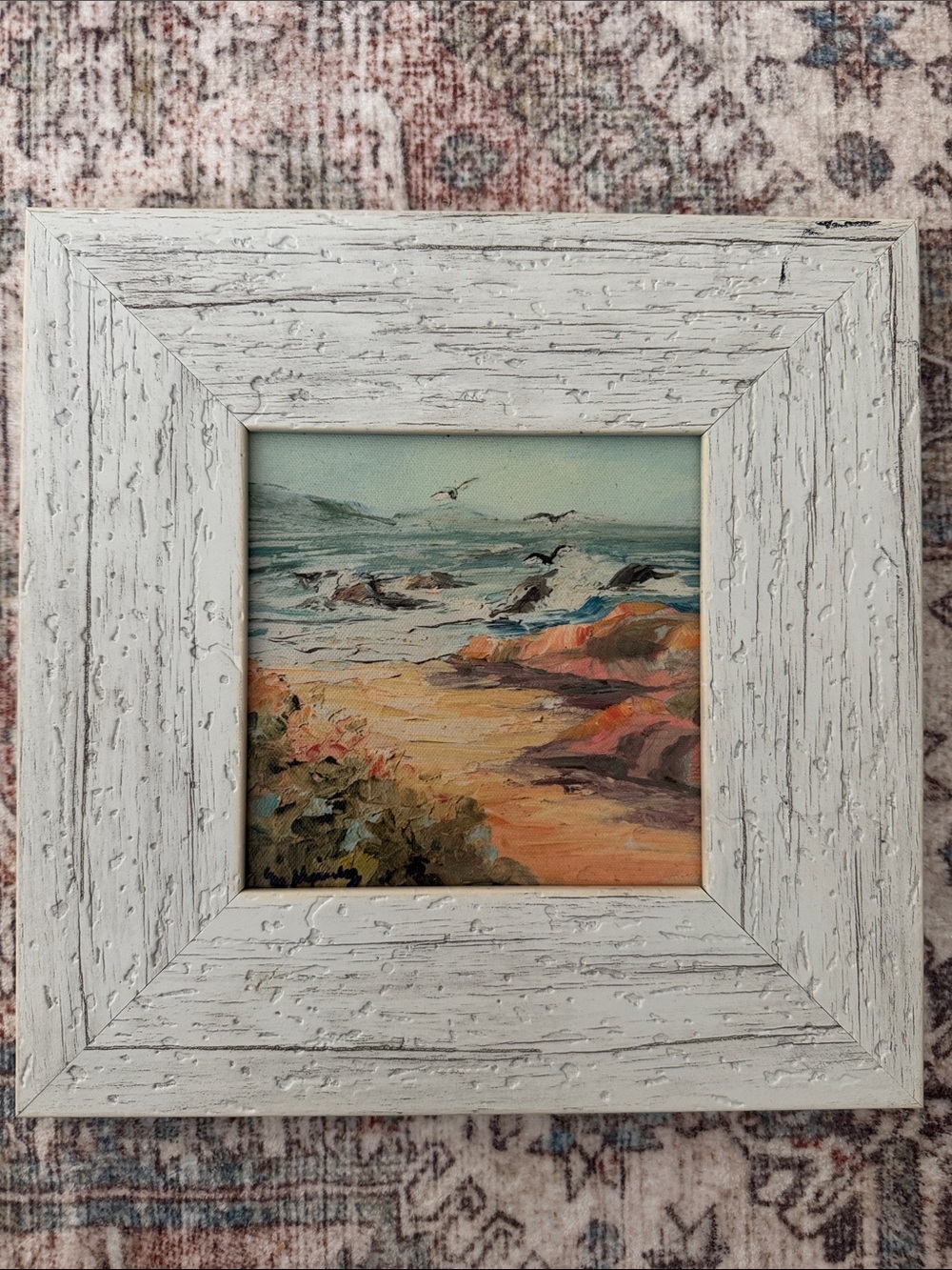 Kirkland’s Coastline Painting in 10.5x10.5” Frame